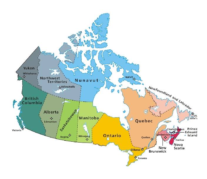 ZIPPO部屋 CANADA REG MAP